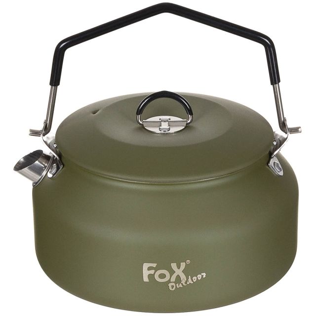 Туристичний чайник MFH Fox Outdoor Stainless Stee 1 л - Olive