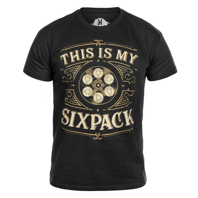 Koszulka T-shirt War Hog Six Pack - Black