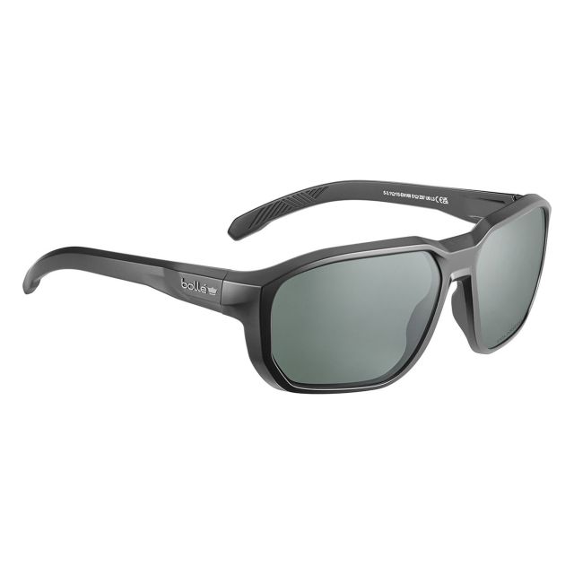 Okulary taktyczne Bolle Knox - Smoke Polarized/Black Matte
