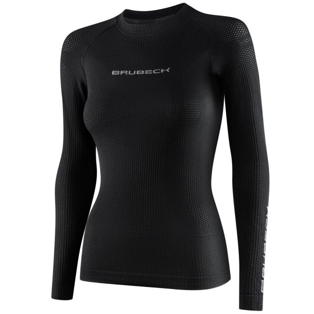 Жіноча термоактивна футболка Brubeck 3D Pro - Black