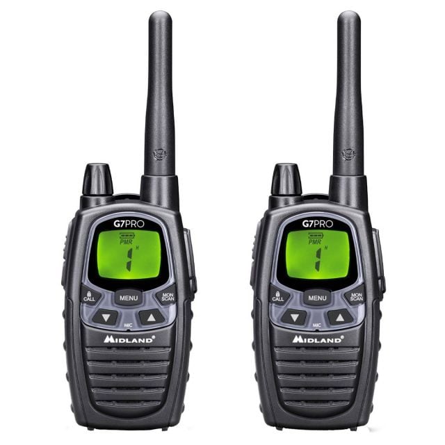 Radiotelefon Midland G7 Pro PMR - czarny - 2 szt.