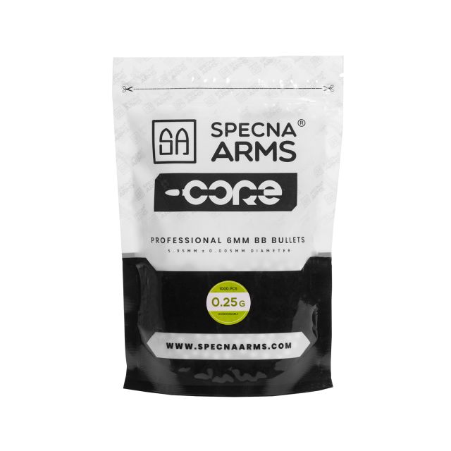 Kulki ASG biodegradowalne Specna Arms Core 0,25 g 1000 szt.