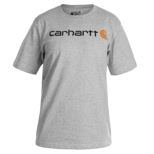 Koszulka T-shirt Carhartt Core Logo - Heather Grey