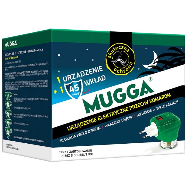 Elektrofumigator Mugga + wkład 45N - 35 ml