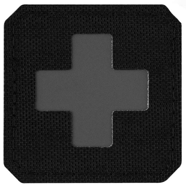Naszywka medyczna M-Tac Medic Cross Laser Cut - Black/Grey