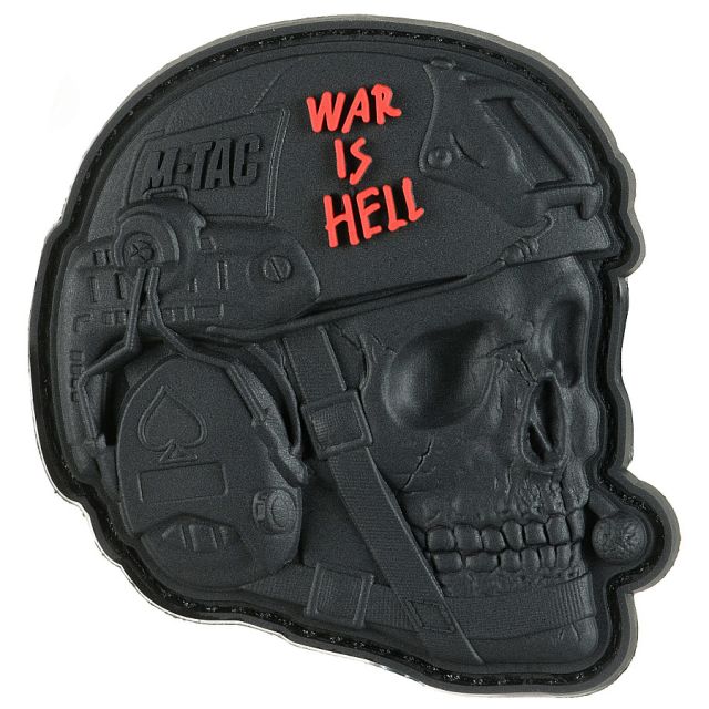 Пластир M-Tac War is Hell 3D PVC Black