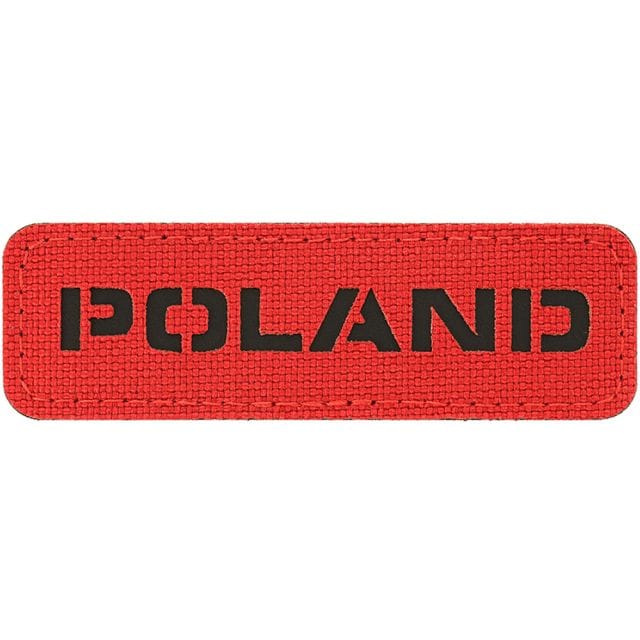 Naszywka M-Tac Poland Laser Cut - Red/Black 