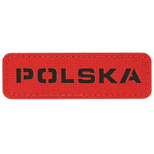 Naszywka M-Tac Polska Laser Cut - Red/Black 