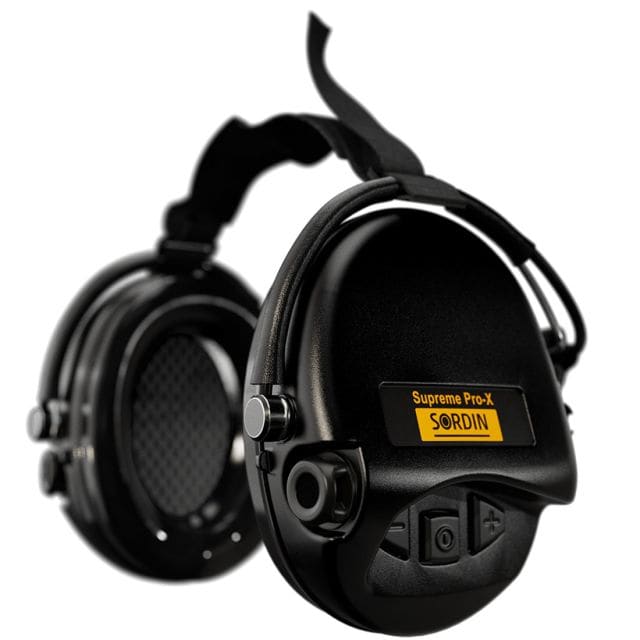 Активні протишумні навушники Sordin Supreme Pro-X Neckband Black