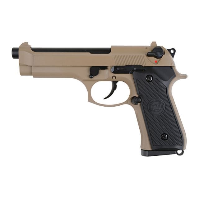 Pistolet WELL ASG CO2 M92 - Tan