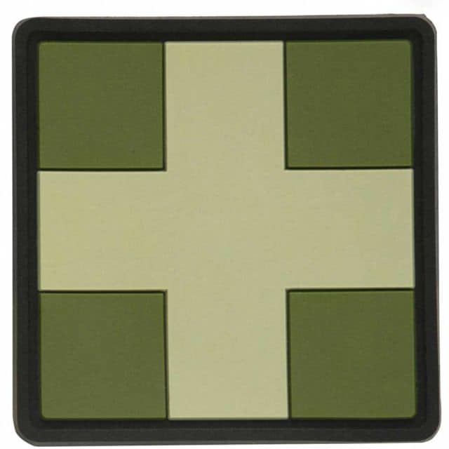 Naszywka medyczna M-Tac Medic Cross Square PVC - Olive