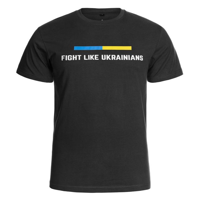 Koszulka T-Shirt Voyovnik Fight Like Ukrainians - Black
