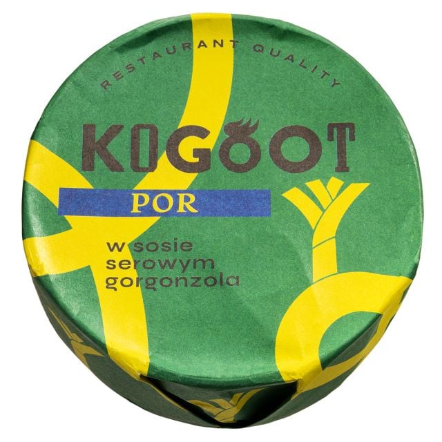 Консерви Когут - цибуля порей в соусі з сиру горгонзола 300 г