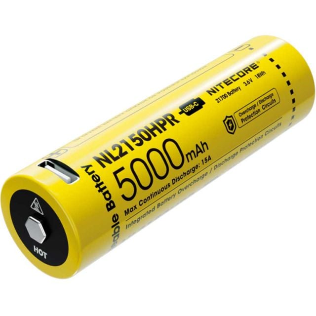 Акумулятор 3,6 V Nitecore NL2150HPR 21700 - 5000 mAh
