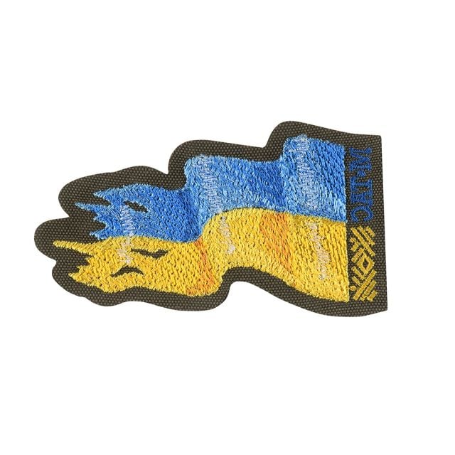 Naszywka M-Tac flaga Ukrainy lewa - Ranger Green