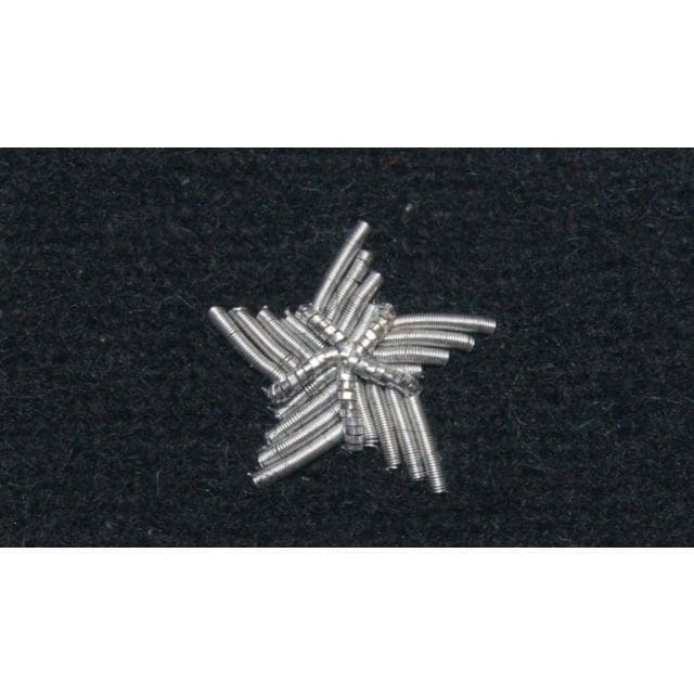 Військове звання на берет Війська Польського чорний вишивка канителлю – хорунжий
