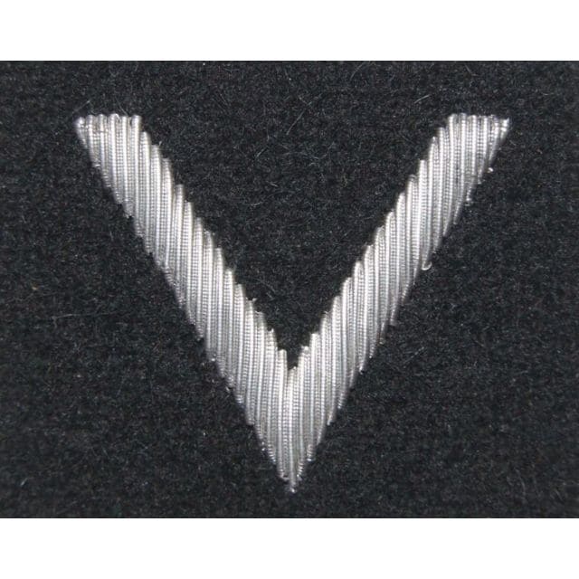 Stopień na beret WP (czarny / haft bajorkiem) - sierżant 