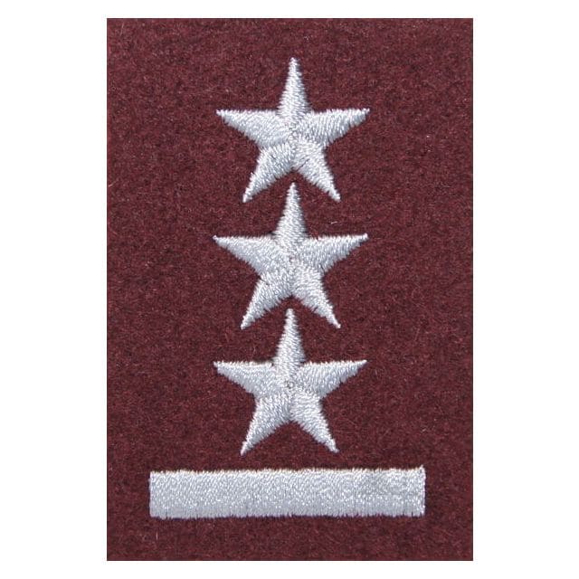 Військове звання на берет Війська Польського бордовий – поручник