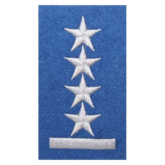 Stopień na beret WP (niebieski / haft) - kapitan