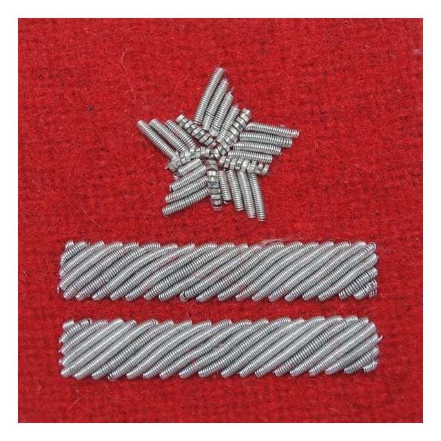 Військове звання на берет Війська Польського багряний вишивка канителлю – майор
