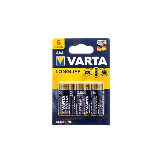 Bateria Varta Longlife LR03 AAA - 6 szt.