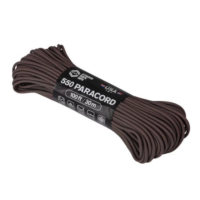 Linka Atwood Rope MFG 550 Paracord 30 m - Brown
