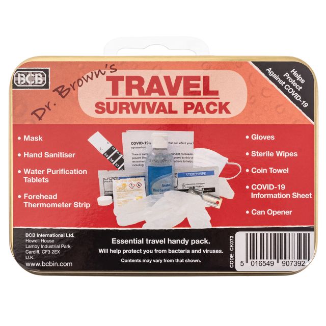Niezbędnik COVID19 - zestaw przetrwania BCB Travel Pack