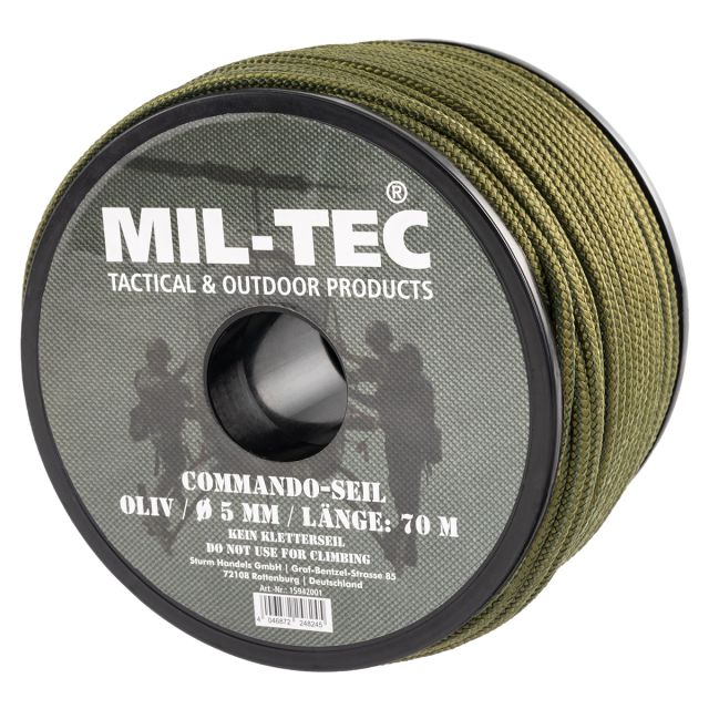 Linka Mil-Tec Commando 70 m x 5 mm - olive