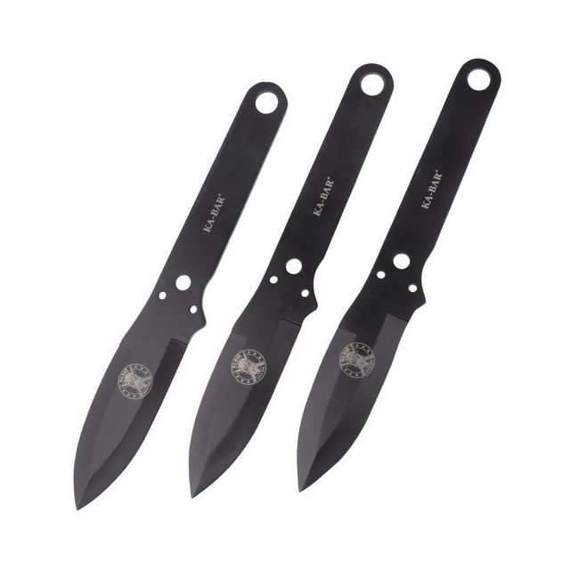 Набір з трьох метальних ножів Ка-Бар