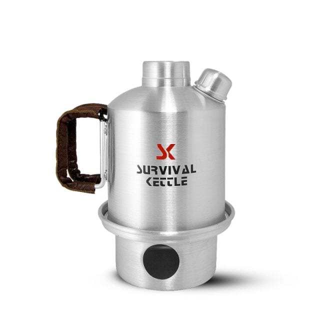 Czajnik turystyczny Survival Kettle Silver Half - 0,6l
