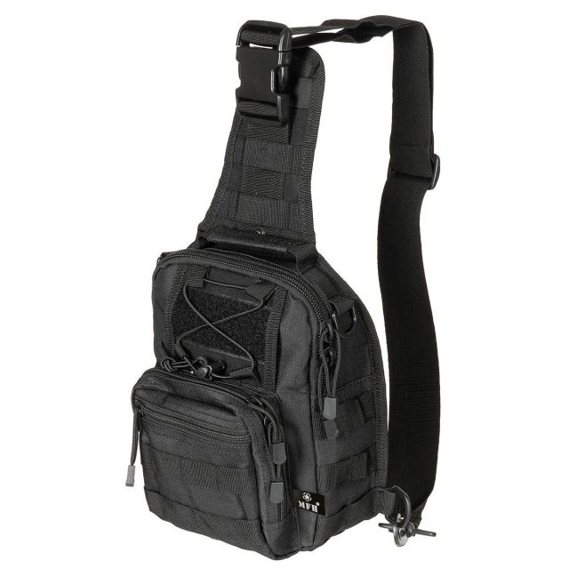 Сумка через плече MFH Shoulder Bag Molle 7 л - Black