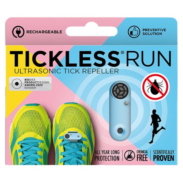 Ultradźwiękowy odstraszacz kleszczy TickLess Run - dla ludzi - Blue
