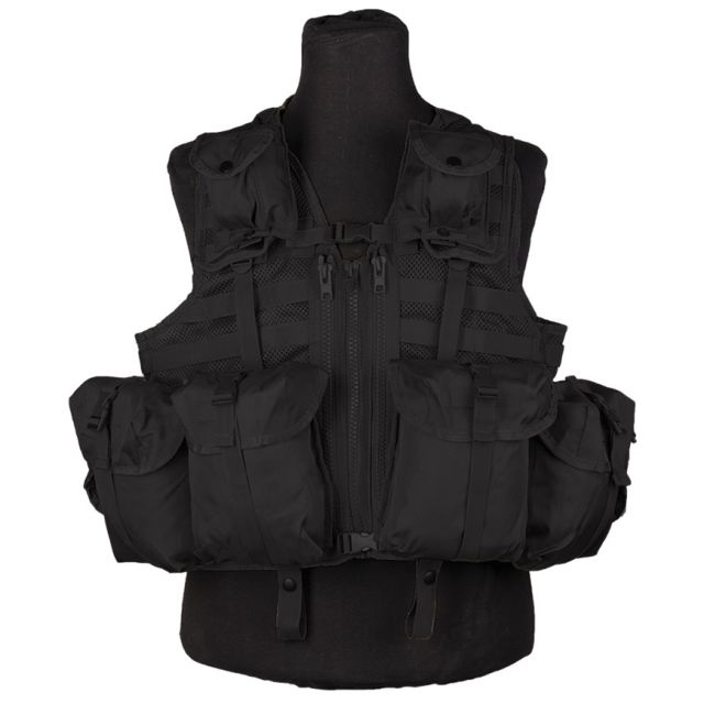 Kamizelka taktyczna Mil-Tec 8 Pockets Tactical Vest Modular System - Black