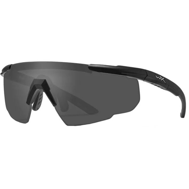 Тактичні окуляри Wiley X Saber Advanced Set 2in1 - Smoke Grey/Clear/Matte Black