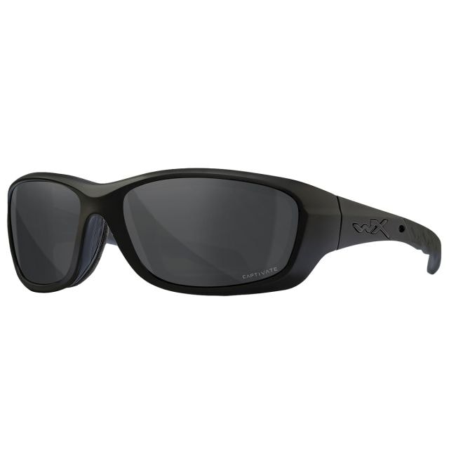 Тактичні окуляри Wiley X Gravity - Captivate Polarized Grey/Matte Black