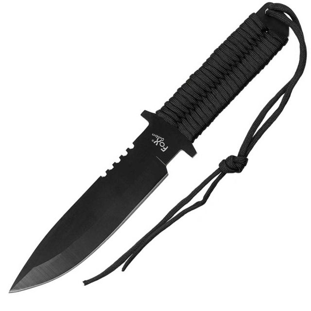 Nóż MFH Fox Outdoor Paracord Handle - Black