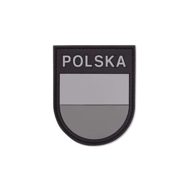 Naszywka 101 Inc. 3D Polska tarcza - Szara 444130-7017