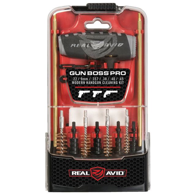 Zestaw do czyszczenia broni Real Avid Gun Boss Pro Handgun Cleaning Kit AVGBPRO-P 
