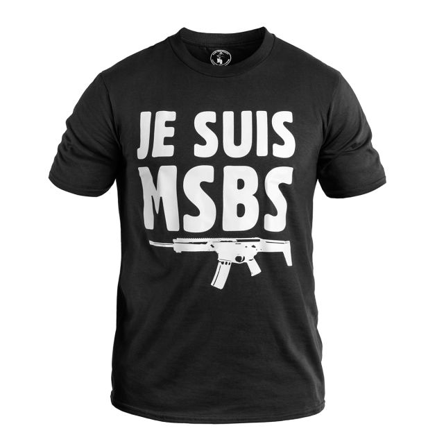 Футболка T-shirt Kałdun Je Suis MSBS Grot - Чорна