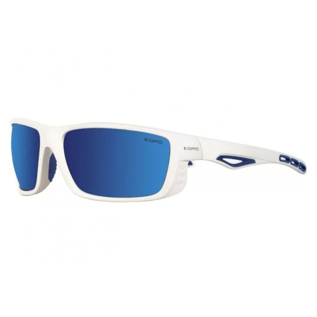 Okulary przeciwsłoneczne OPC Sport Everest White Blue/Blue Revo z polaryzacją