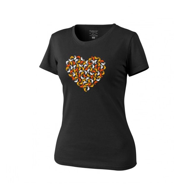 Жіноча футболка Helikon Chameleon Heart - Black