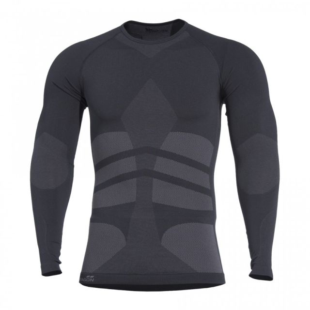 Koszulka termoaktywna Pentagon Plexis Long Sleeve - Black