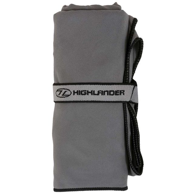 Ręcznik szybkoschnący Highlander Outdoor Fibre Soft XL - Charcoal