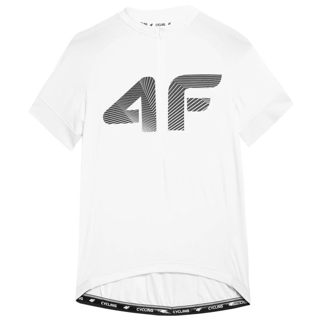Koszulka rowerowa 4F RKM001 - biała 