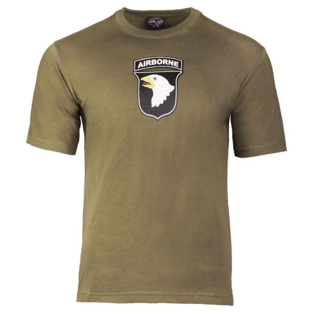 Koszulka T-Shirt Mil-Tec 101st Airborne Olive