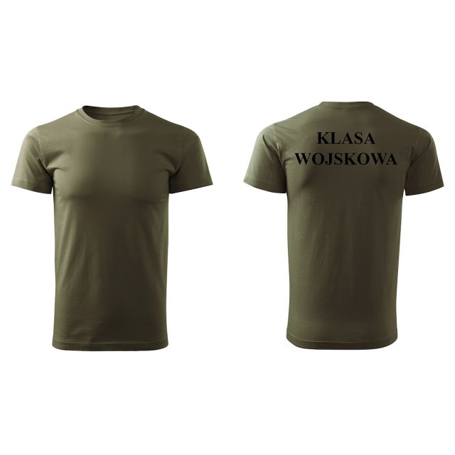 Koszulka T-Shirt MaxPro-Tech "Klasa wojskowa" - Olive