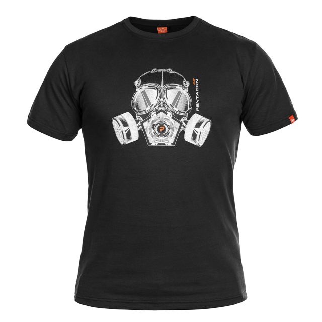 Koszulka T-Shirt Pentagon "Gas-Mask" - Black