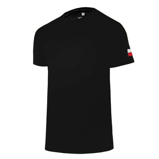Koszulka T-Shirt TigerWood Flagi - czarna