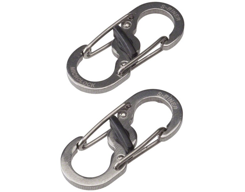 Гачок-фіксатор Nite Ize S-Biner MicroLock Steel - 2 шт.