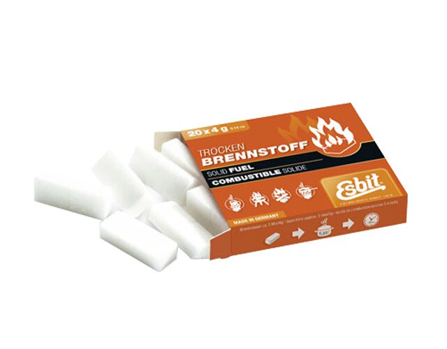Paliwo stałe Esbit do kuchenek turystycznych Solid Fuel 20x 4 g